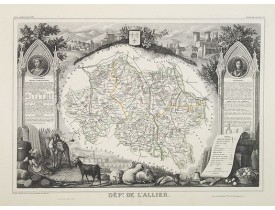 LEVASSEUR, V. -  Dépt. De L'Allier. N°3.  [ Moulins ]